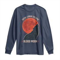 Total Lunar Eclipse March 3 2026 Long Sleeve Shirt Constellation Wolf Souvenir Graphic