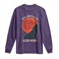 Total Lunar Eclipse March 3 2026 Long Sleeve Shirt Constellation Wolf Souvenir Graphic