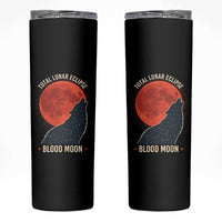 Total Lunar Eclipse March 3 2026 Skinny Tumbler Constellation Wolf Souvenir Graphic