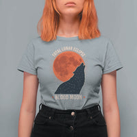 Total Lunar Eclipse March 3 2026 T Shirt For Women Constellation Wolf Souvenir Graphic