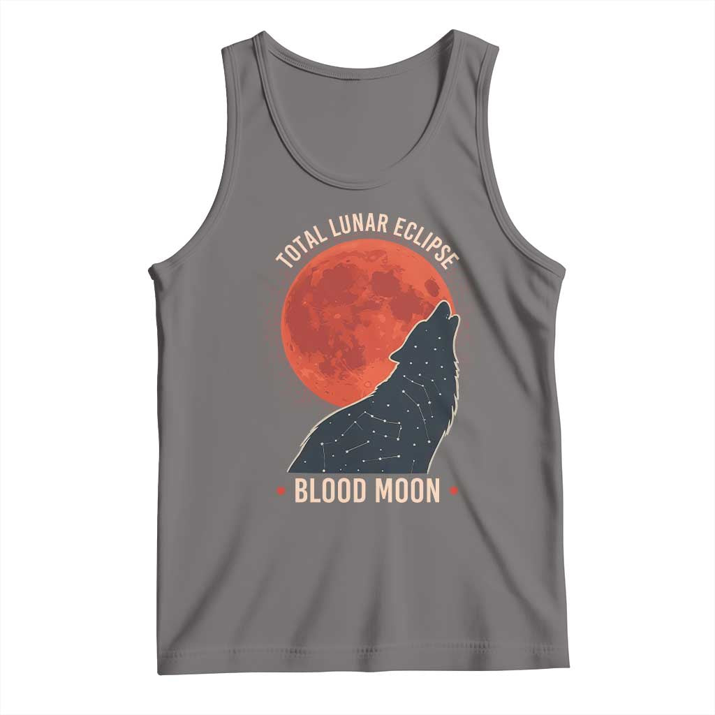 Total Lunar Eclipse March 3 2026 Tank Top Constellation Wolf Souvenir Graphic
