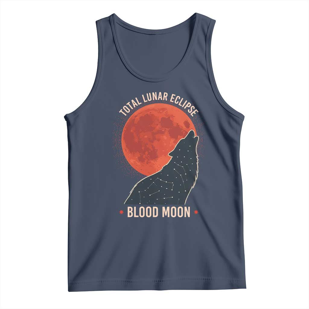 Total Lunar Eclipse March 3 2026 Tank Top Constellation Wolf Souvenir Graphic