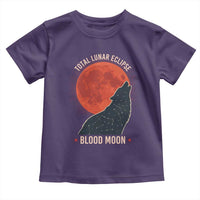 Total Lunar Eclipse March 3 2026 Toddler T Shirt Constellation Wolf Souvenir Graphic