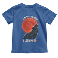 Total Lunar Eclipse March 3 2026 Toddler T Shirt Constellation Wolf Souvenir Graphic