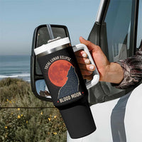 Total Lunar Eclipse March 3 2026 Tumbler With Handle Constellation Wolf Souvenir Graphic