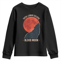 Total Lunar Eclipse March 3 2026 Youth Sweatshirt Constellation Wolf Souvenir Graphic
