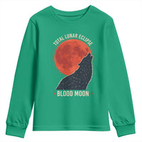 Total Lunar Eclipse March 3 2026 Youth Sweatshirt Constellation Wolf Souvenir Graphic