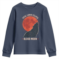 Total Lunar Eclipse March 3 2026 Youth Sweatshirt Constellation Wolf Souvenir Graphic