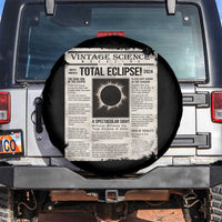 Retro Vintage Science Magazine Total Solar Eclipse 2024 Spare Tire Cover Historic Totality Astronomy Geek Memorabilia