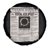 Retro Vintage Science Magazine Total Solar Eclipse 2024 Spare Tire Cover Historic Totality Astronomy Geek Memorabilia