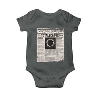 Retro Vintage Science Magazine Total Solar Eclipse 2024 Baby Onesie Historic Totality Astronomy Geek Memorabilia