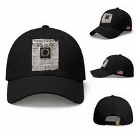 Retro Vintage Science Magazine Total Solar Eclipse 2024 Baseball Cap Historic Totality Astronomy Geek Memorabilia