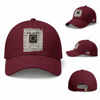 Retro Vintage Science Magazine Total Solar Eclipse 2024 Baseball Cap Historic Totality Astronomy Geek Memorabilia