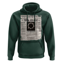 Retro Vintage Science Magazine Total Solar Eclipse 2024 Hoodie Historic Totality Astronomy Geek Memorabilia