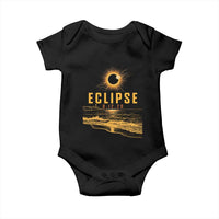 Total Solar Eclipse August 12 2026 Celestial Totality Baby Onesie Ocean Beach View Astronomy Souvenir