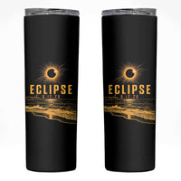 Total Solar Eclipse August 12 2026 Celestial Totality Skinny Tumbler Ocean Beach View Astronomy Souvenir