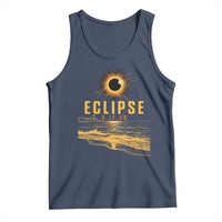 Total Solar Eclipse August 12 2026 Celestial Totality Tank Top Ocean Beach View Astronomy Souvenir