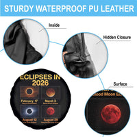 Eclipses in 2026 Celestial Calendar Infographic Spare Tire Cover Space Nerd Astronomy Gift Astrology Lover