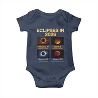 Eclipses in 2026 Celestial Calendar Infographic Baby Onesie Space Nerd Astronomy Gift Astrology Lover