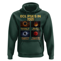 Eclipses in 2026 Celestial Calendar Infographic Hoodie Space Nerd Astronomy Gift Astrology Lover