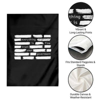 Everything Is Fine Trust Your Government Garden Flag Sarcastic Flag Political Satire Humor