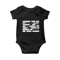 Everything Is Fine Trust Your Government Baby Onesie Sarcastic Flag Political Satire Humor