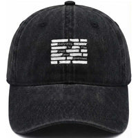 Everything Is Fine Trust Your Government Washed Cotton Baseball Cap Sarcastic Flag Political Satire Humor