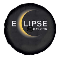Minimalist 2026 Total Solar Eclipse Spare Tire Cover August 12 Totality Astronomy Souvenir