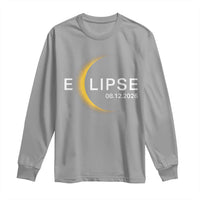 Minimalist 2026 Total Solar Eclipse Long Sleeve Shirt August 12 Totality Astronomy Souvenir