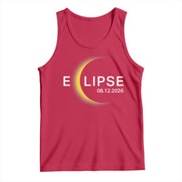 Minimalist 2026 Total Solar Eclipse Tank Top August 12 Totality Astronomy Souvenir