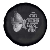 Parkinson's Awareness Spare Tire Cover She Whispered Back I Am The Storm Support Squad