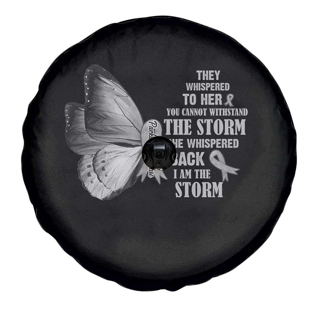 Parkinson's Awareness Spare Tire Cover She Whispered Back I Am The Storm Support Squad
