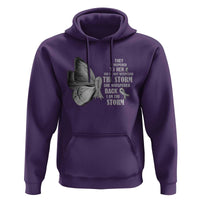 Parkinson's Awareness Hoodie She Whispered Back I Am The Storm Support Squad