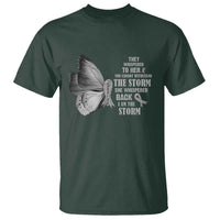 Parkinson's Awareness T Shirt She Whispered Back I Am The Storm Support Squad