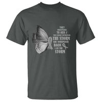 Parkinson's Awareness T Shirt She Whispered Back I Am The Storm Support Squad