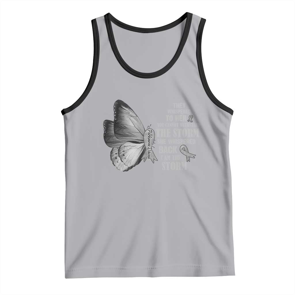 Parkinson's Awareness Tank Top She Whispered Back I Am The Storm Support Squad