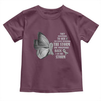Parkinson's Awareness Toddler T Shirt She Whispered Back I Am The Storm Support Squad