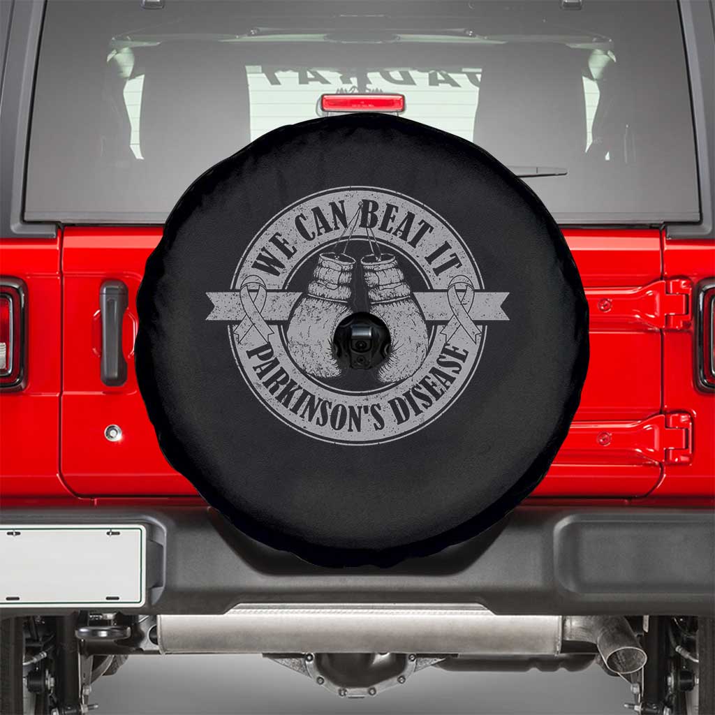 Parkinson's Warrior Spare Tire Cover We Can Beat It Boxing Fight Against Parkinsons
