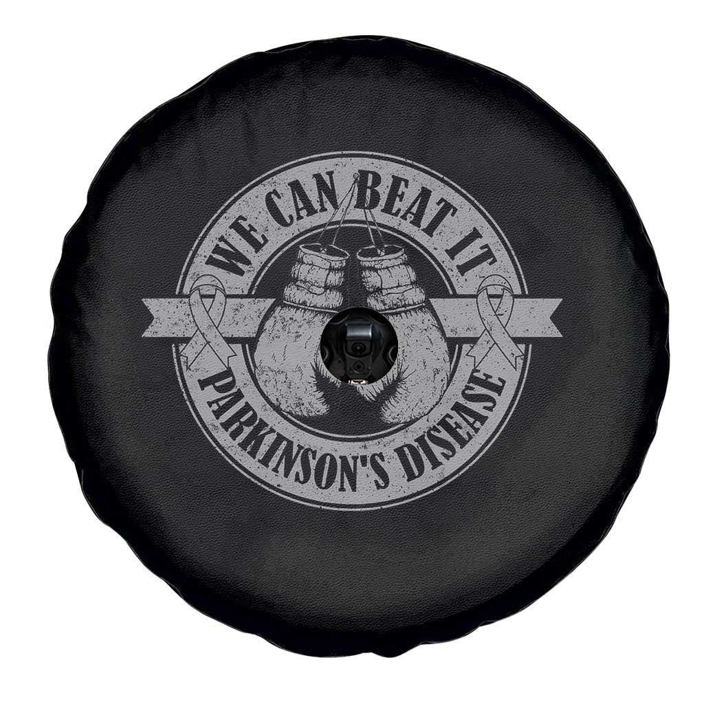 Parkinson's Warrior Spare Tire Cover We Can Beat It Boxing Fight Against Parkinsons