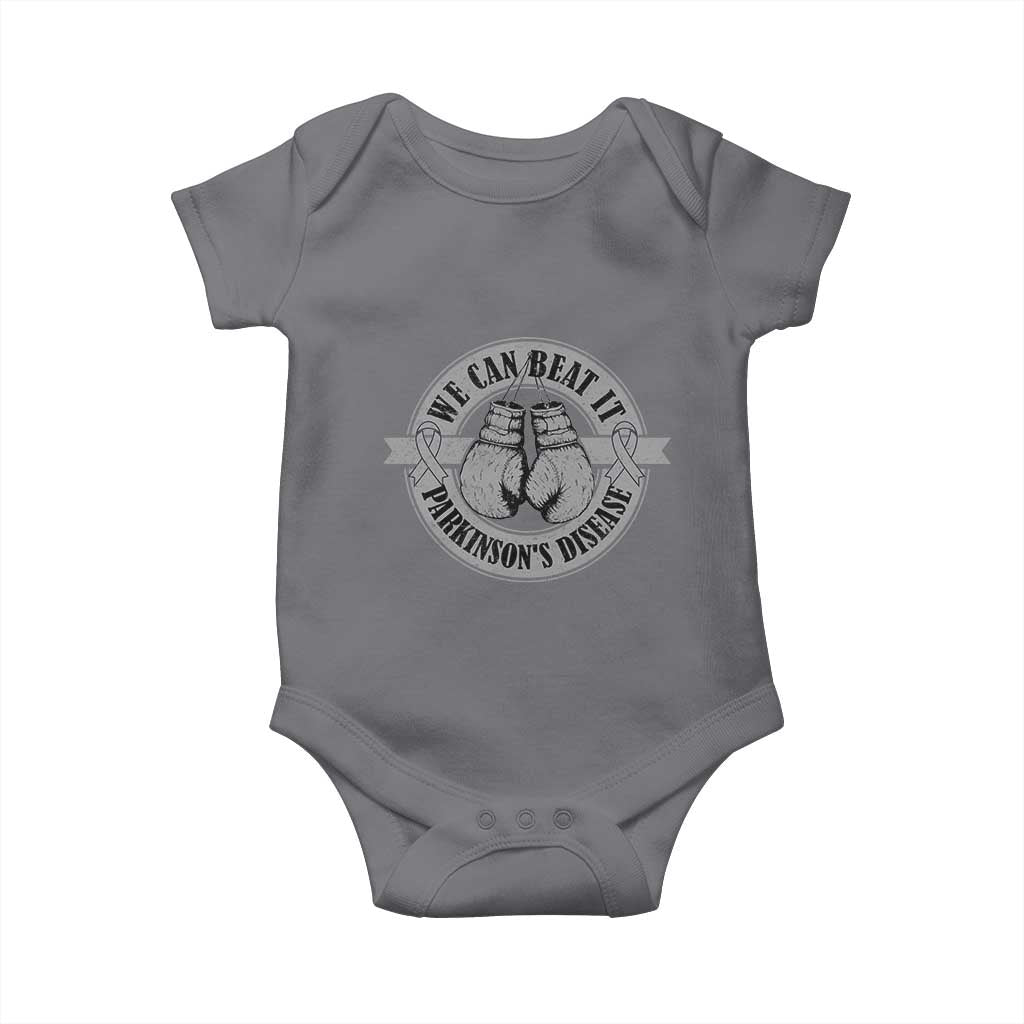 Parkinson's Warrior Baby Onesie We Can Beat It Boxing Fight Against Parkinsons