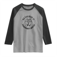 Parkinson's Warrior Raglan Shirt We Can Beat It Boxing Fight Against Parkinsons