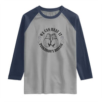 Parkinson's Warrior Raglan Shirt We Can Beat It Boxing Fight Against Parkinsons