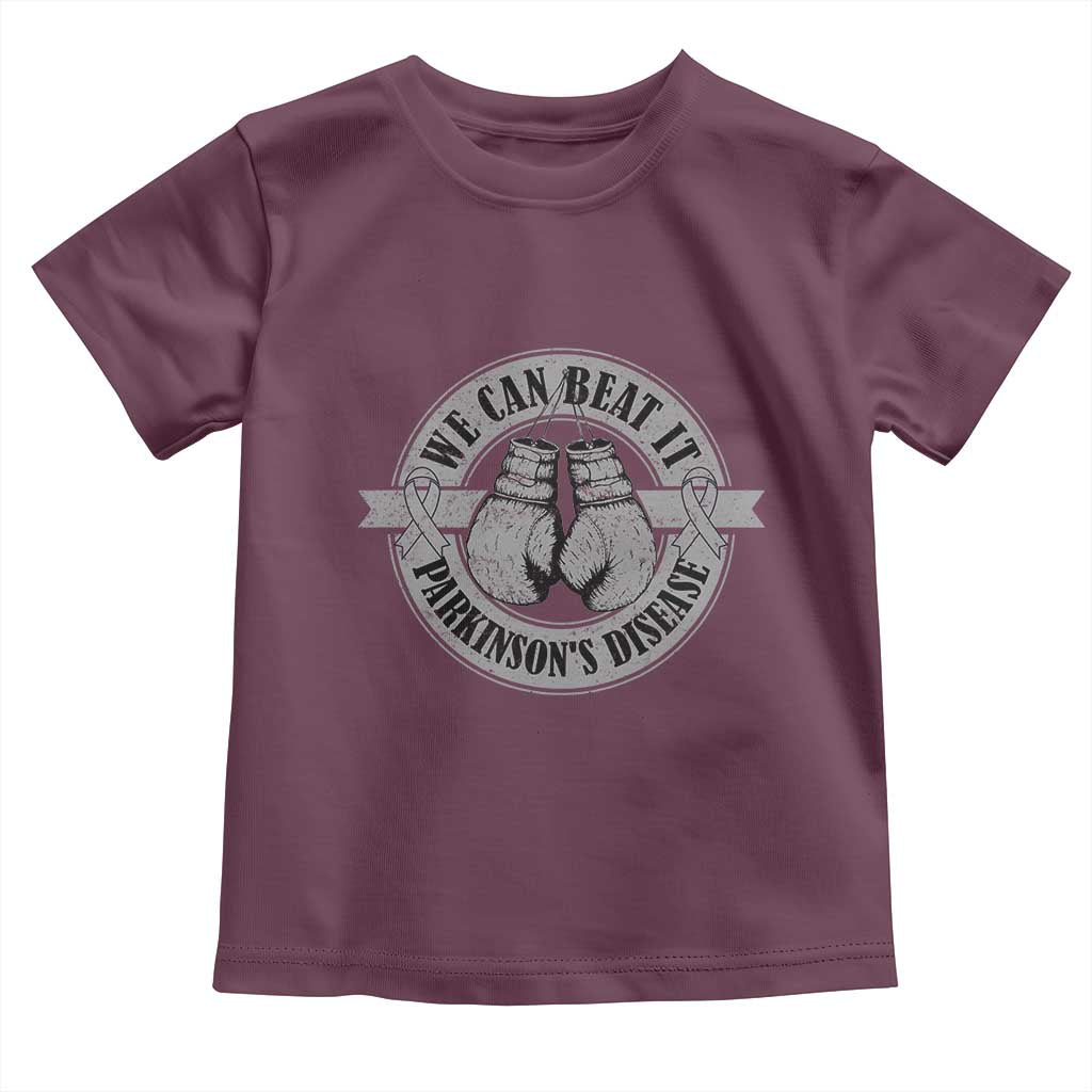 Parkinson's Warrior Toddler T Shirt We Can Beat It Boxing Fight Against Parkinsons