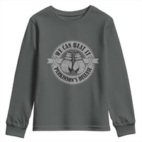 Parkinson's Warrior Youth Sweatshirt We Can Beat It Boxing Fight Against Parkinsons