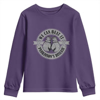 Parkinson's Warrior Youth Sweatshirt We Can Beat It Boxing Fight Against Parkinsons