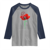 Parkinson's Awareness Raglan Shirt Faith Hope Tulips Support Parkinsons Warrior