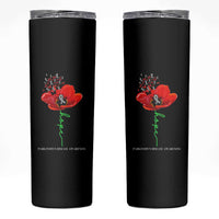 Parkinson's Awareness Skinny Tumbler Faith Hope Tulips Support Parkinsons Warrior