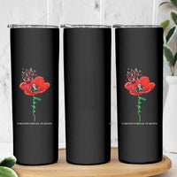 Parkinson's Awareness Skinny Tumbler Faith Hope Tulips Support Parkinsons Warrior