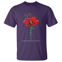 Parkinson's Awareness T Shirt Faith Hope Tulips Support Parkinsons Warrior