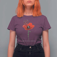 Parkinson's Awareness T Shirt For Women Faith Hope Tulips Support Parkinsons Warrior